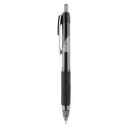Uniball 207 Needle Retractable Gel Pens, Medium Point (0.7mm), Black Ink, 12 Count