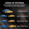 thumbnail image 5 of Jumper Cables 2 Gauge 20 Feet Automotive Booster Cables with Carry Bag,700 AMP, 5 of 7
