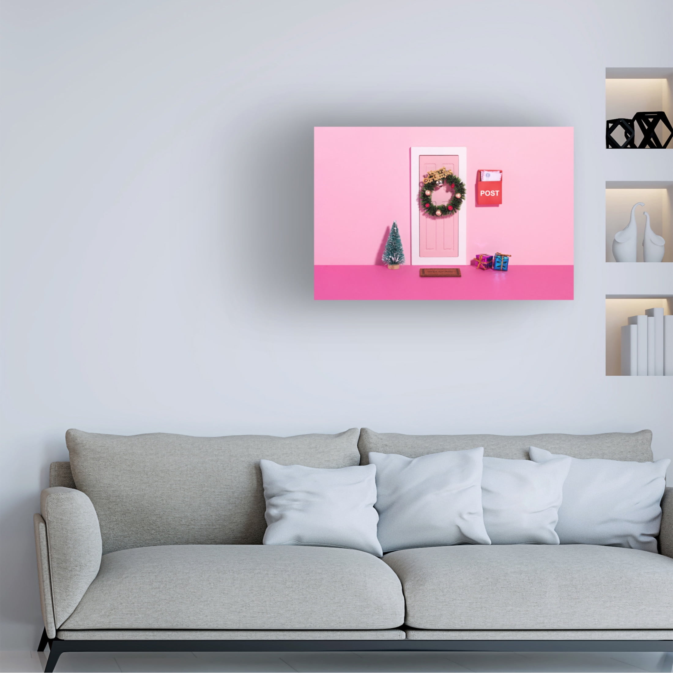 Canvas Wall Art - Julia Ramiro 'Puerta' Wall Art for Living Room, Bedroom, or Office Décor by Trademark Fine Art - 24 x 16 Inches