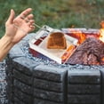 thumbnail image 4 of WHAMVOX 1 Pce Résistance à la Chaleur Mini Gril en Acier Inoxydable pour Outil de BBQ Portable 6 48X4 32X1 57 Po, 4 of 7