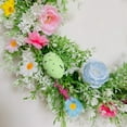 thumbnail image 3 of EFINNY 18" D Easter Eggs Spring Wreath Easter Eggs & Flowers Front Door Wall Decor Easter Garland with Colored Eggs Flowers Holiday Decoration, 3 of 6