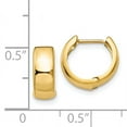 thumbnail image 4 of 14k Hinged Hoop Earrings TL563, 4 of 4