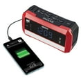 thumbnail image 5 of JENSEN Digital AM/FM Weather Alarm Clock Radio with Weather Alert, Emergency Light, and Flashlight, Red, JEP-775, JEP-775, 5 of 6