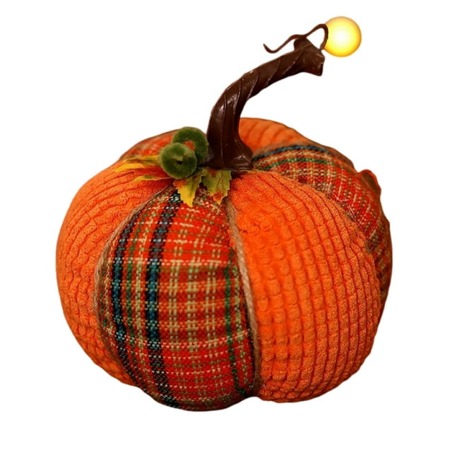 Bewildely Calabaza de otoño tejida a mano, decoración rústica, versátil, ideal para almacenar y usar en exteriores. Jardín vivo. Decoración del hogar TYPE1