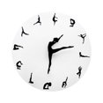 thumbnail image 4 of Reloj pared silencioso, minimalista, creativo, estético, decorativo, ideal para sala estar, estudio, habitación infantil, guardería y decoración Yoga, 4 of 8