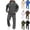 Gray, variant on Sweatsuits for Men 2 Piece Long Sleeve Full Zip Hooded Sweatshirt and Elastic Waist Joggers Athletic Tracksuit