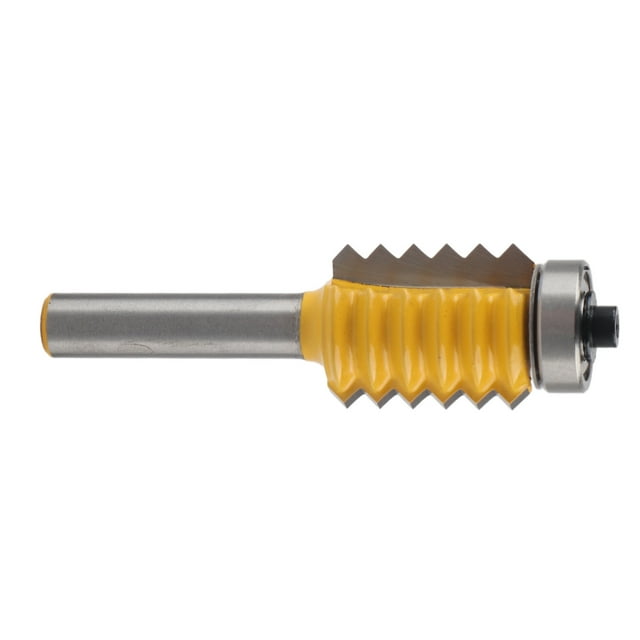 Joints Router Bit, V Tenoning Cutting 8mm Shank Finger Joint Glue Milling Cutter For DIY Doors For Tables For Carpenter For Shelves 24mm