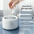 thumbnail image 6 of HIBIBUD Ultrasonic Cleaners for Dentures,Retainer,Mouth Guard,Aligner,Whitening Jewelry, 6 of 7