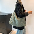 thumbnail image 4 of Women Padding Shoulder Bag Soft Cloud Puffer Bag with Zipper Versatile Sling Bag, 4 of 9