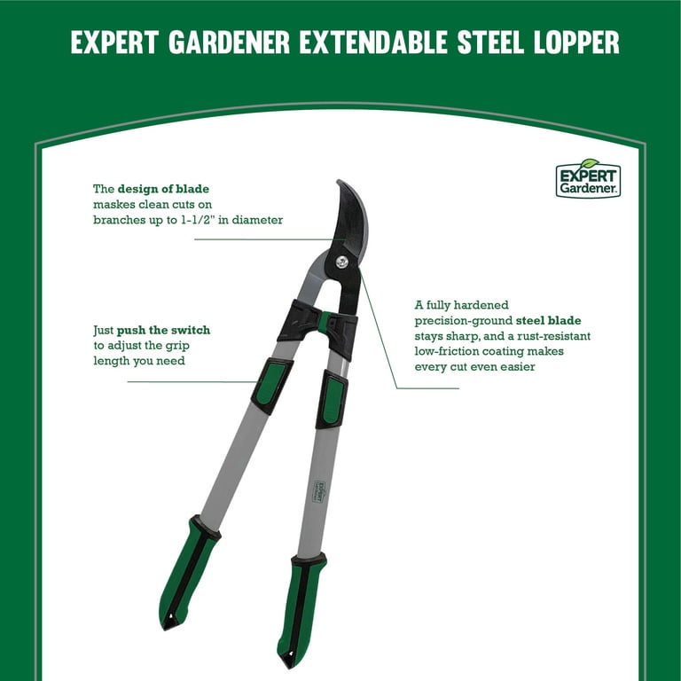 Extendable Bypass Lopper With Telescoping Handle photo 2