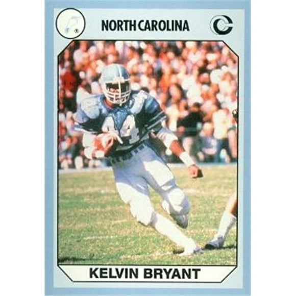 Kelvin Carte de Football Bryant (Caroline du Nord) 1990 Collection Collégiale No.31