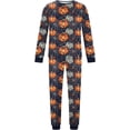thumbnail image 4 of 2026 Halloween Family Matching Pajamas Sets Ghost Pumpkin Print Long Sleeve Top & Pants Two Piece Set Sleepwear Pjs, 4 of 5