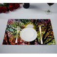 thumbnail image 1 of GCKG Coloré Psychédélique Rêves Arbre Table Set de Table 12 X 18 Pouces Lot de 2, 1 of 1