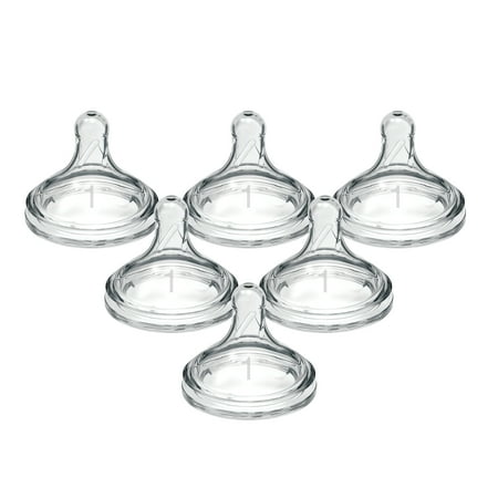UPC: 0072239316955 | Dr. Brown s Options+ Wide-Neck Baby Bottle Nipple – Level 1 Slow Flow – 6-Pack – 0m+