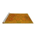 thumbnail image 2 of Ahgly Company Machine Washable Indoor Rectangle Oriental Yellow Traditional Area Rugs, 5' x 8', 2 of 4