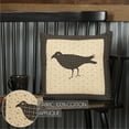 thumbnail image 5 of VHC Brands Kettle Grove Pillow Crow 16x16 Country Primitive Bedding Accessory, Country Black and Creme, 5 of 5