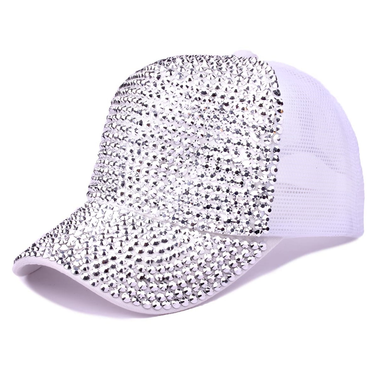 Rhinestone Bling Studs Baseball Cap 