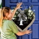 thumbnail image 3 of Guirnalda de 26 letras en forma de corazón con el apellido A Z para colgar en la puerta de entrada Guirnalda de primavera para colgar en la puerta de entrada, 3 of 3