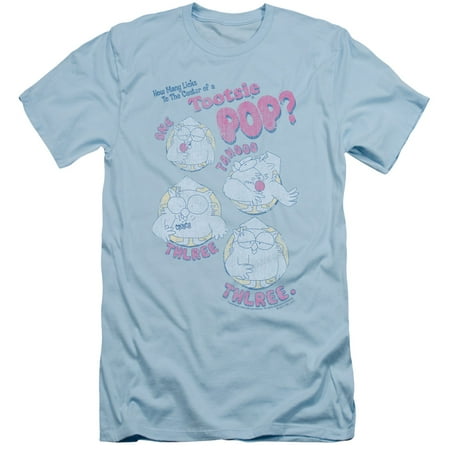 Treviso Three Light - Trevco TOOTSIE ROLL THREE Light Blue Adult Unisex T-Shirt