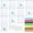 16, variant on 8 count Packing Cubes for Travel, Days of The Week Suitcase Organizers with Weekly Stickers, Summer Camp Essentials