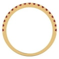 thumbnail image 5 of 0.57 ct Brilliant Round Cut Natural Garnet 14k Yellow Gold Stackable Band SZ 3.75, 5 of 6