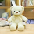 thumbnail image 1 of Wedding Plush Bear Doll With Bowtie Ribbon Scarf Stuffed Animal Toy For Grab Machine, 1 of 6