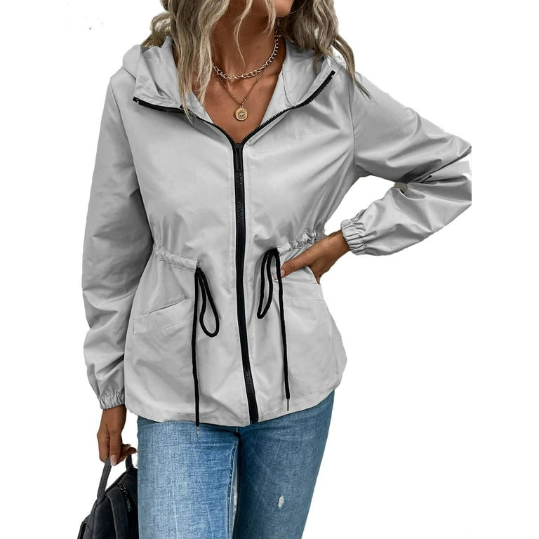 Womens grey shop spring jacket