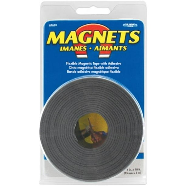 Master Magnetics Inc 07019 Rouleau de Bande Magnétique de 1 Po X 10 Pi de Large