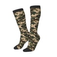 thumbnail image 2 of Women's Knee High Socks Green Army Camouflage Thermal Soft Knee Long Socks, 2 of 7