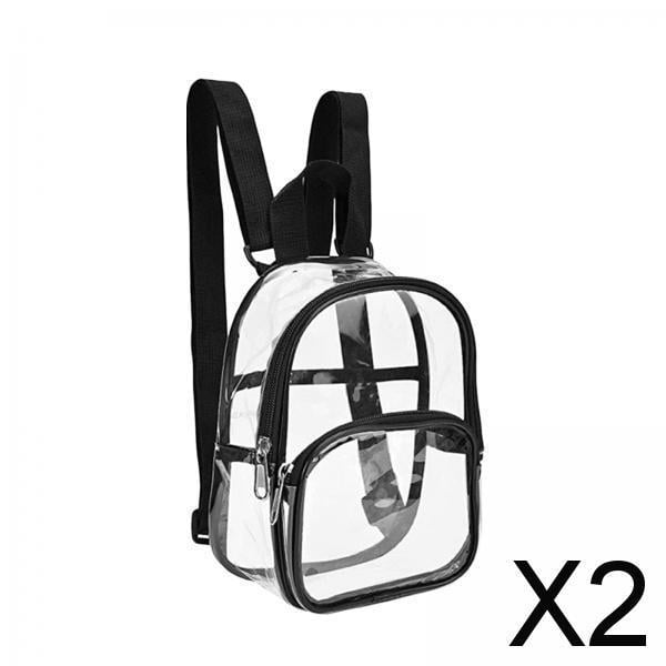 mochilas transparentes,Mochila transparente para hombre,mujer y niño,pequeña,grande,para el trabajo,Mochila transparente niños niñas mini negro gris,Mochila transparente de PVC para el