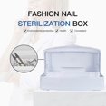 thumbnail image 2 of Plastic Sterilizing Tray,tool Sterilization Box,nail Tools Plastic Disinfection Box Beauty Tool Disinfection Tray Disinfection Box,tweezers,hair Salon, 2 of 3