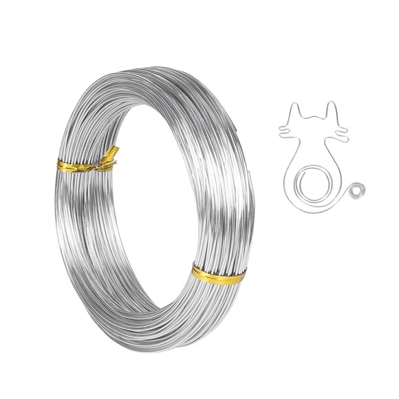 Craft Wire Tenn Well, aluminio calibre 18, 50 m, plata