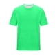 thumbnail image 5 of Tops para hombre, blusas y camisas de manga corta con cuello redondo para hombre, blusas casuales holgadas elásticas de color liso para hombre, blusas deportivas de manga corta con cuello redondo para, 5 of 5