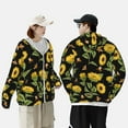 thumbnail image 6 of Kll Bees And Sunflowers Print Men'S Women’s Upf 50+ Sun Protection Outdoor Hoodie Jacket Long Sleeve Fishing Hiking Performance Shirt- Xx-Large, 6 of 8