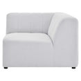 thumbnail image 4 of Sofa Corner Chair, Fabric, Ivory White, Modern Contemporary Urban Design, Living Lounge Room Hotel Lobby Hospitality, 4 of 7