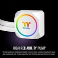 thumbnail image 5 of Thermaltake TH240 ARGB All-in-One Liquid Cooling System CPU Cooler, White, 5 of 6