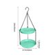 thumbnail image 3 of Comedero doble para pájaros, para colgar en exteriores | Bandeja de plástico con bebedero y comedero para agua y semillas | Decoración de jardín para atraer aves silvestres, 3 of 6