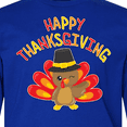 thumbnail image 4 of Inktastic Happy Thanksgiving Cute Turkey in Pilgrim Hat Long Sleeve Youth T-Shirt, 4 of 5
