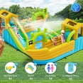 thumbnail image 3 of JOYMOR Inflatable Bounce House with 2 Pirate-Boat Water Slide Bounce House，4 Water Cannons, Air Blower, Up to 6 Kids, 3 of 7