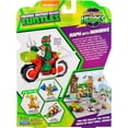 thumbnail image 4 of Teenage Mutant Ninja Turtles Half-Shell Heroes - Raph with Mini Cycle (2015) Playmates 2.5", 4 of 5