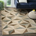 thumbnail image 1 of Lr Home Tranquillity Beige & Blue 7 Feet 9 Inches x 9 Feet 5 Inches Geometric Area Rug, 1 of 9