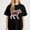 Black-2, variant on Women's Mothers Day Penguin Family Graphic T-Shirt S-4XL Mother's Day Gift
