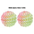 thumbnail image 2 of 200pcs Pearl Beads Color Pearlized Gradient Bayberry Shaped Bubble Beads with Hole for DIY Jewelry Making Decoration#8, 2 of 4