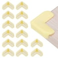 thumbnail image 1 of Uxcell Protecteurs d'Angle 16 Pcs Protecteurs d'Angle de Table Garde d'Angle de Meuble et Pare-Chocs de Bords (en L, Jaune), 1 of 6