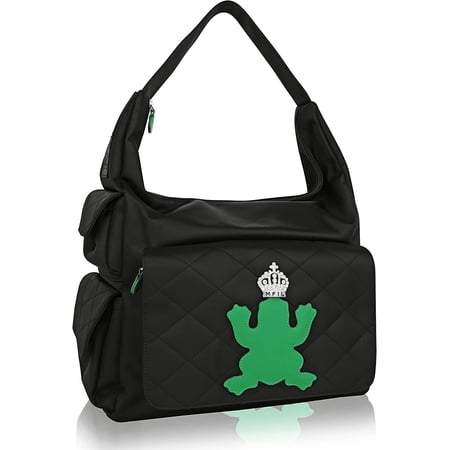 My Flat in London Baby Diaper Bag Mommy Tote Handbag with Green Bee - NEW