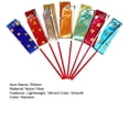 thumbnail image 7 of NIBOLOG Rhythmic Gymnastics Ribbon Vibrant Color Extra Soft Smooth Flexible Dancer Wand Twirling Dance Streamer for Kids, 7 of 7