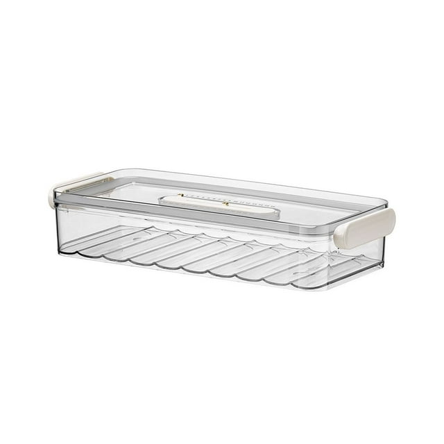 Boîte de Rangement pour Sushis avec Couvercle Supérieur avec Rappel de la Date d'Expiration pour les Nouilles de Sushis
