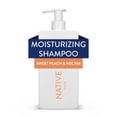 thumbnail image 5 of Native Moisturizing Shampoo & Conditioner Set, Sweet Peach & Nectar, Sulfate & Paraben Free, 16.5 oz, 5 of 6