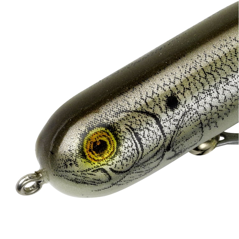 Heddon Baby Torpedo Topwater Hardbait 2.5 inch, Brown Craw, 3/8 oz