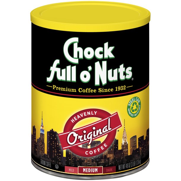 Chock Full o'Nuts® Heavenly Coffee® Original Medium Roast Ground Coffee 48 oz. Canister